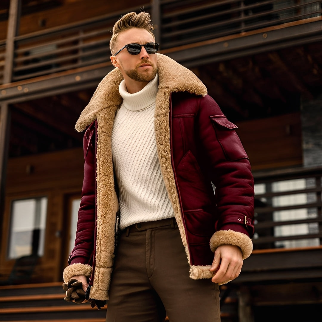 Jarod - Stylische Herren-Winterjacke mit Fleece