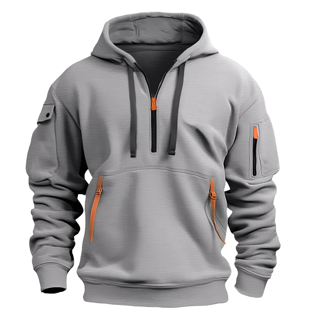 Burton - Männer-Hoodie mit halbem Reißverschluss