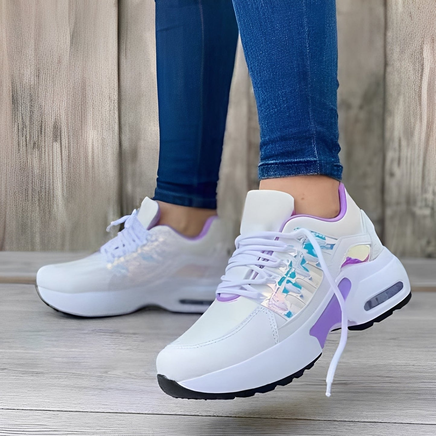 Evaline - Bequeme Damensneaker aus Mesh