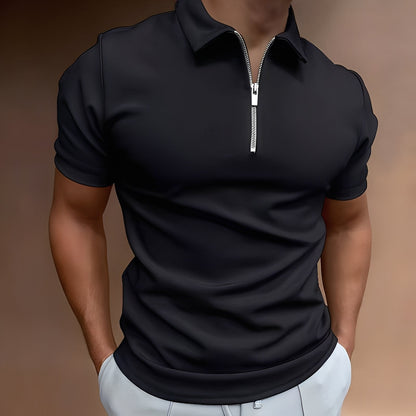 Hubert - Stilvolles Polohemd mit Zipper für Herren