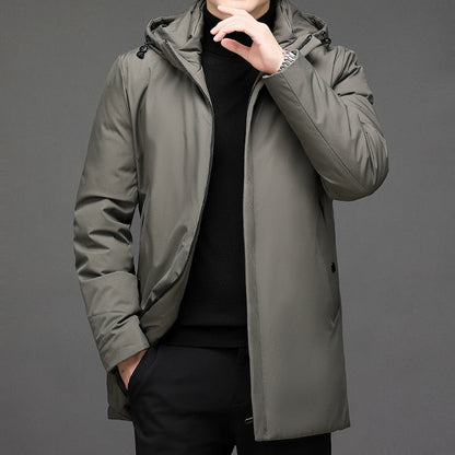 Gerrard - Warme Männerjacke mit Kapuze