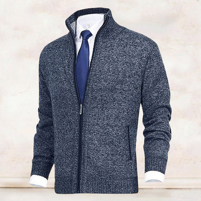 Saber – Strickjacke mit Stehkragen