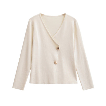 Helena - Eleganter Damen-Cardigan mit unregelmäßigem Design