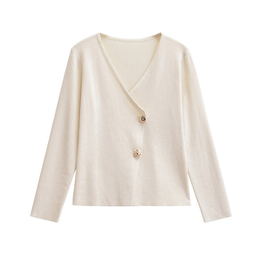 Helena - Eleganter Damen-Cardigan mit unregelmäßigem Design