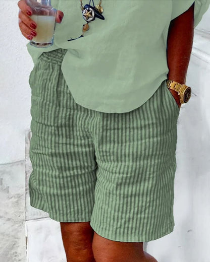 Élise – Shorts mit Streifen