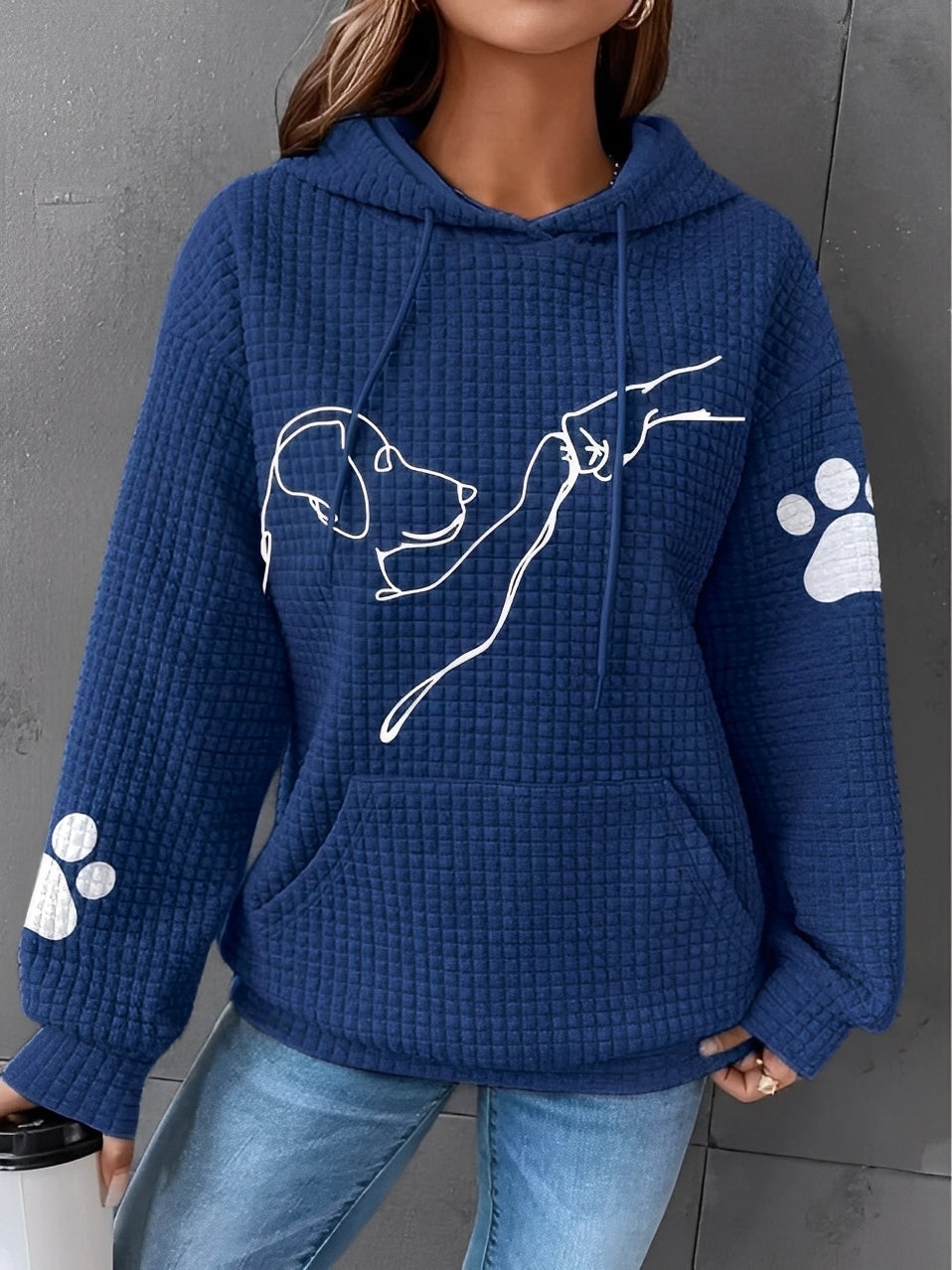 Berenice - Bedrucktes Damen-Hoodie für Gemütlichkeit