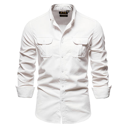 Colbert - Einfaches Langarmshirt für Männer
