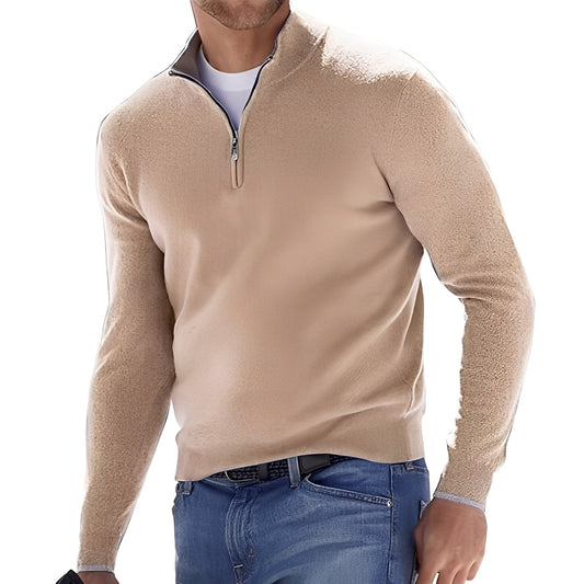 Fredric - Gemütlicher Pullover für Herren mit Zipper