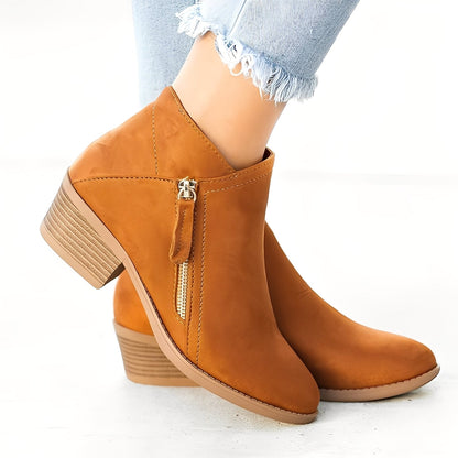 Mirabelle - Trendige Damenstiefel mit Reißverschluss
