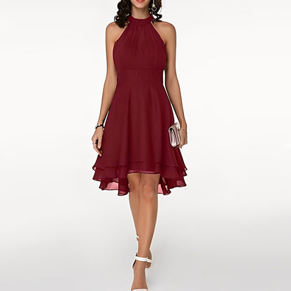Melissa - Frauen-Chiffonkleid mit schönen Rüschen