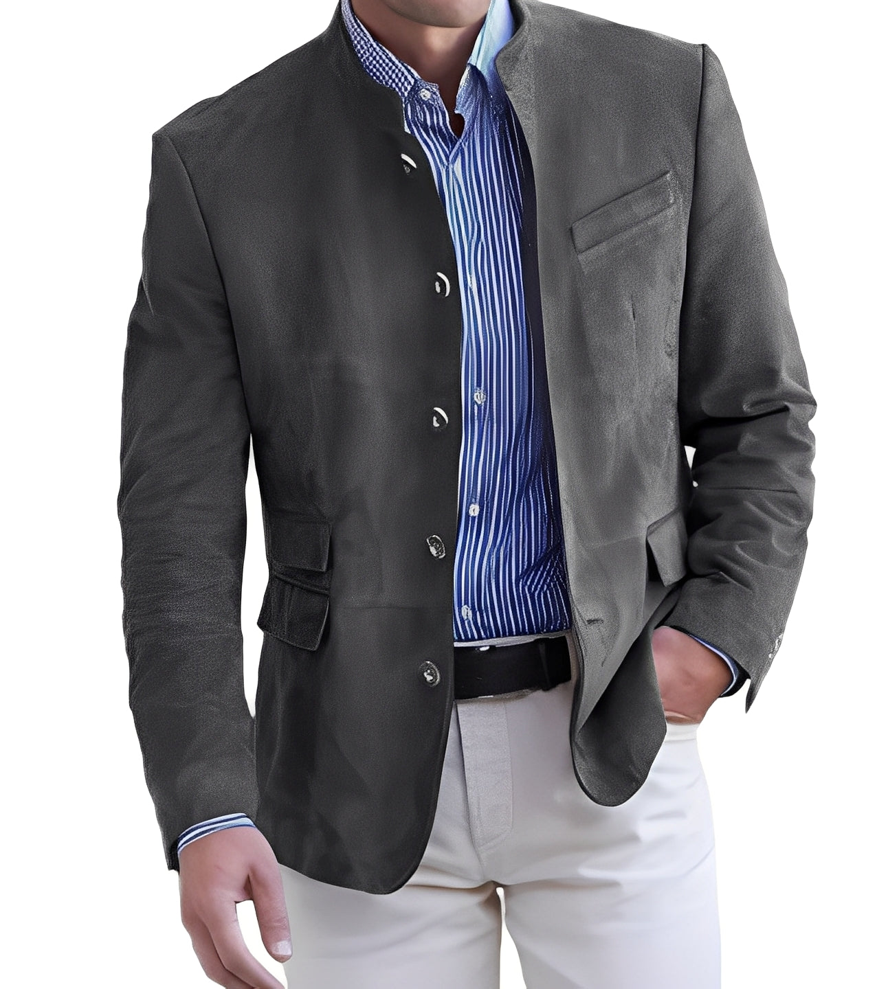 Brenden - Klassische Herrenjacke mit Knöpfen