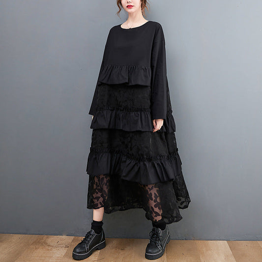 Lauryn - Weites Boho-Kleid mit Details für Damen