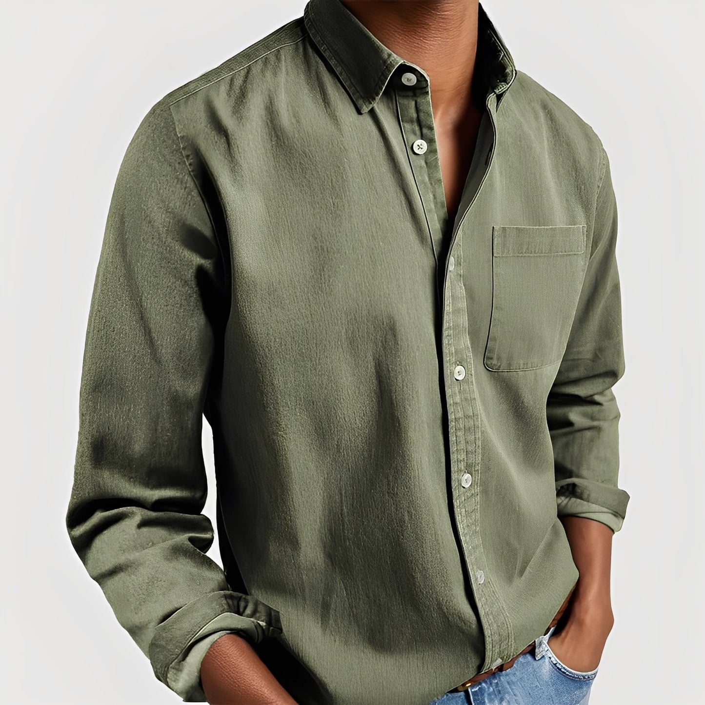 Tanner - Herren-Casual-Shirt mit Tasche