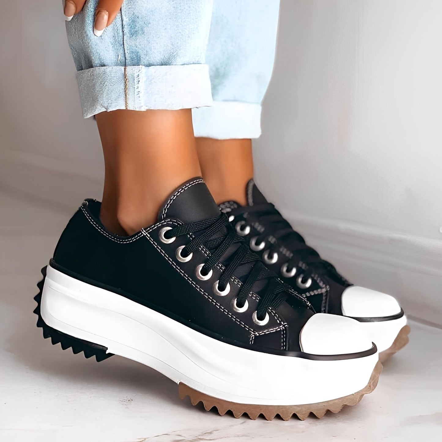 Lorayne - Bequeme Damenschuhe mit dicker Sohle