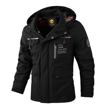 Millard - Zeitgemäße wasserfeste Cargo-Jacke für Männer