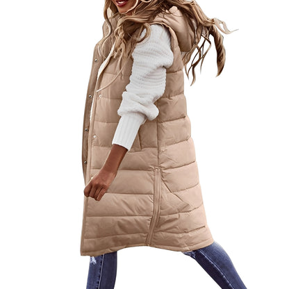 Brenna - Schicke lange Damen-Daunenjacke