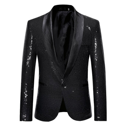 Jerome - Klassischer, eleganter Paillettenblazer für Herren