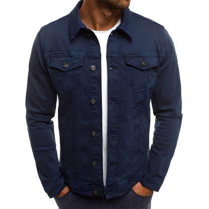 Steven - Modische Jeansjacke mit Taschen für Männer