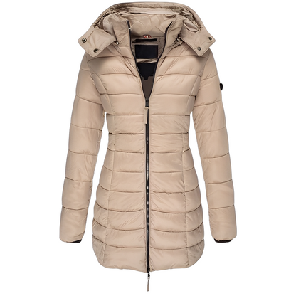 Jazmine - Eleganter, warmer Damenmantel mit Innenfutter