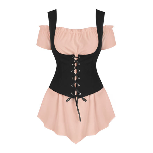 Danica - Frauen-Outfit mit Schnürung fürs Oktoberfest