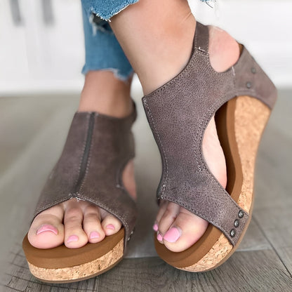 Averie - Trendige Damen-Sandalen mit hoher Sohle
