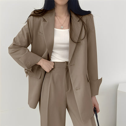 Alethea - Stilvolles Set mit lockerer Jacke und Hose für Frauen