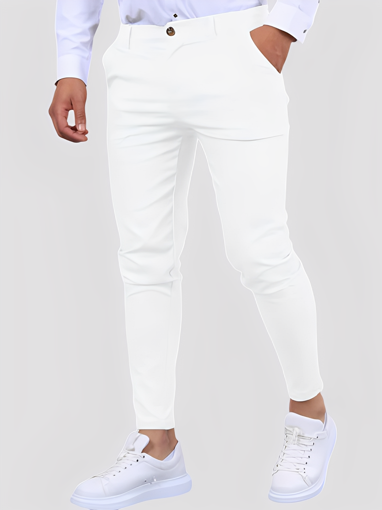 Shelton - Komfortable, dehnbare Herrenhose mit schmalem Schnitt