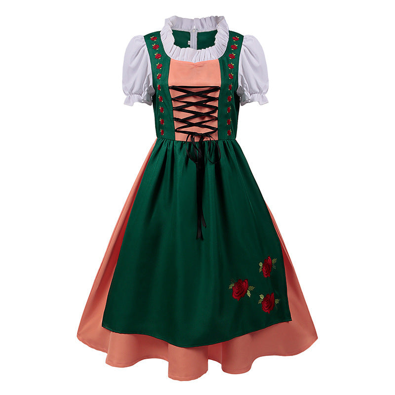 Kathryn - Traditionelles Oktoberfest-Dirndl-Midikleid für Frauen