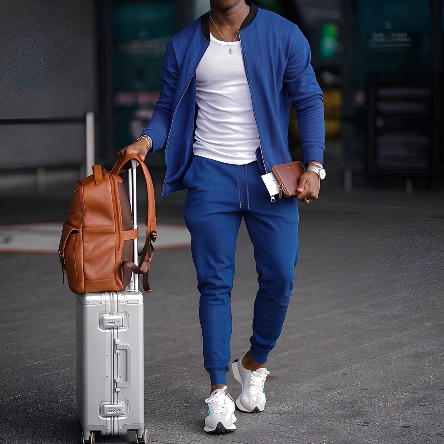 Dillon - Einfaches Herren-Set aus Jacke und Hose