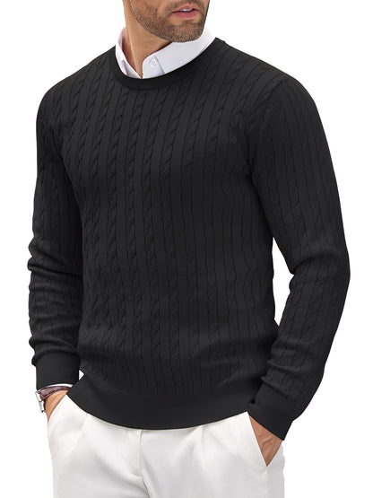Romilly - Bequemer, schmal geschnittener Männerpullover