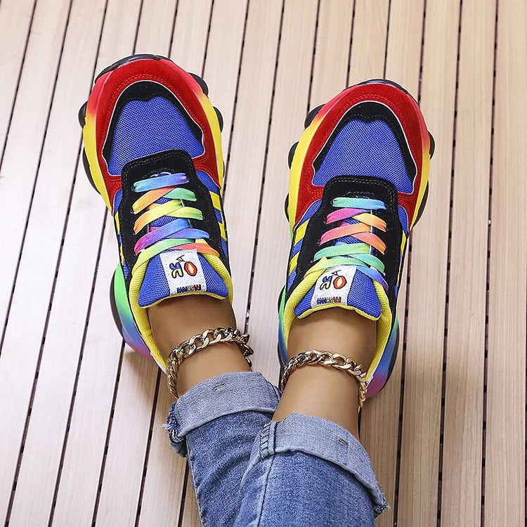 Erika – Orthopädische Schuhe Regenbogen