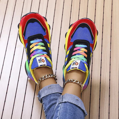 Erika – Orthopädische Schuhe Regenbogen