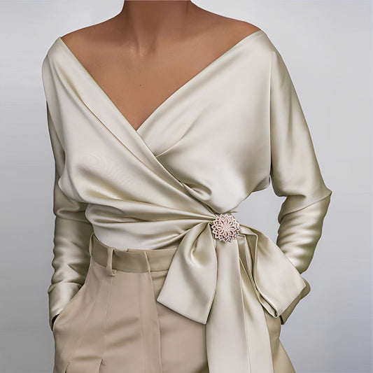 Evalyn - Elegante Seidenbluse für Damen