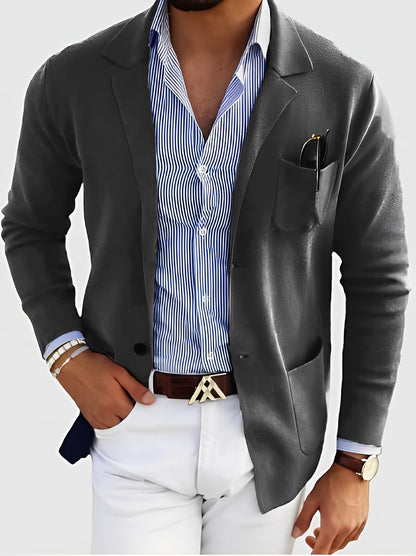 Darrin - Herren-Strickjacke mit Taschen, bequem