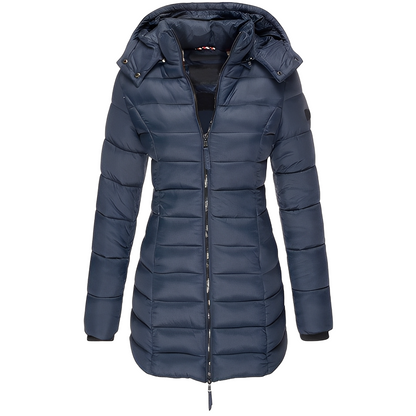 Jazmine - Eleganter, warmer Damenmantel mit Innenfutter