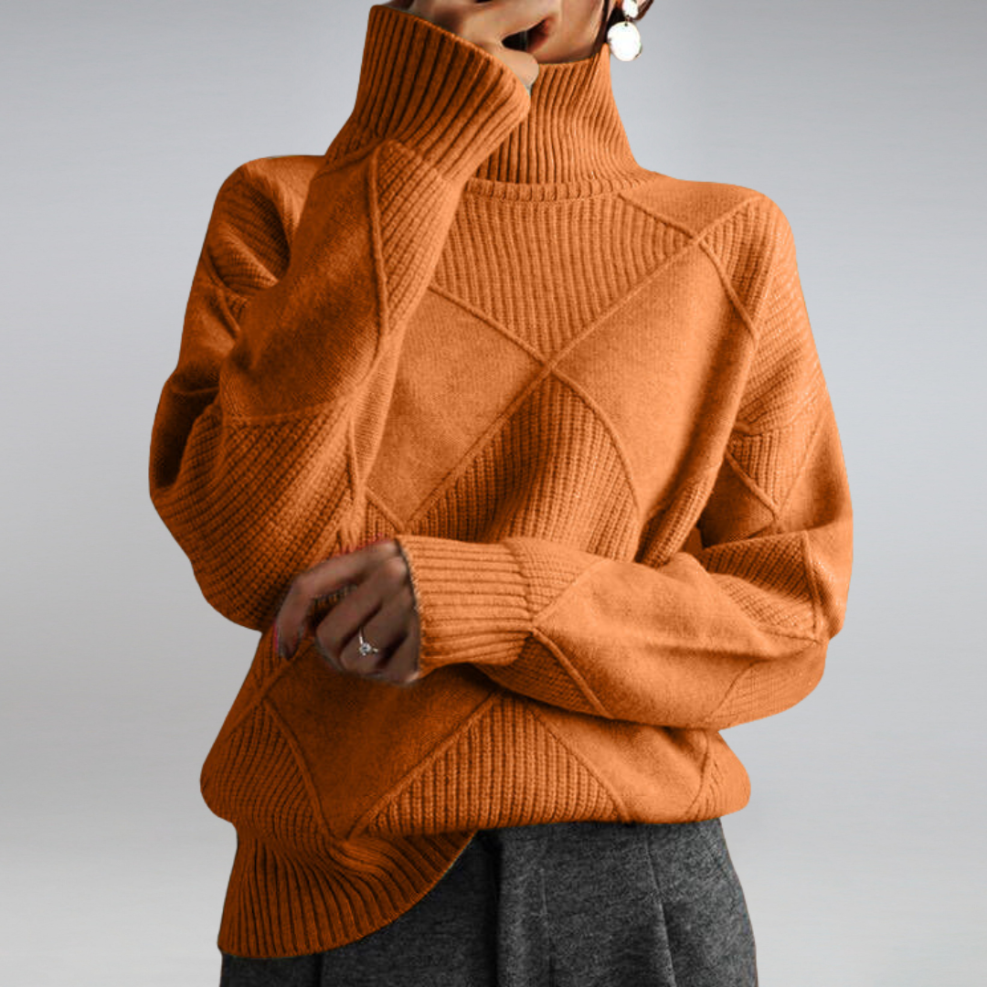 Camille – Damen-Kaschmir-Rollkragenpulli