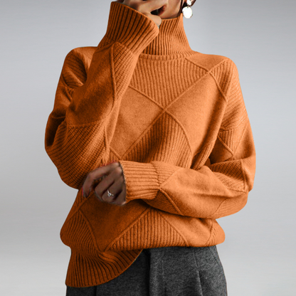 Camille – Damen-Kaschmir-Rollkragenpulli