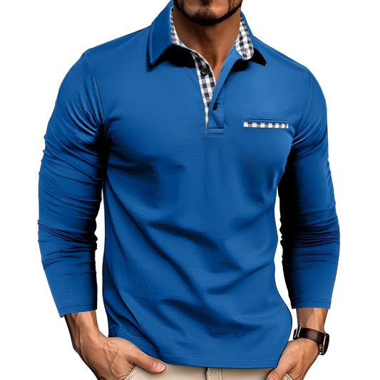 Rupert - Lässig Langarm-Poloshirt für Herren