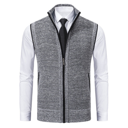 Samuel - Schicke Herrenweste mit Zipper