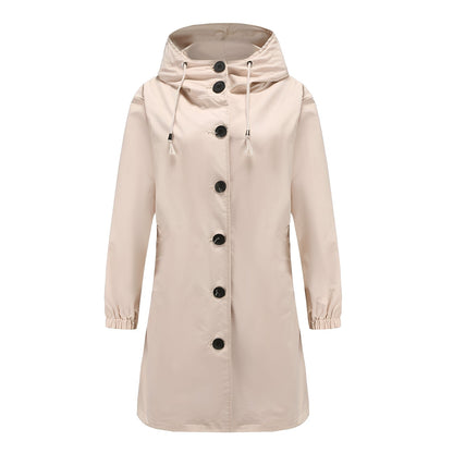 Vivyan - Bequeme wasserdichte Jacke für Damen mit Kapuze