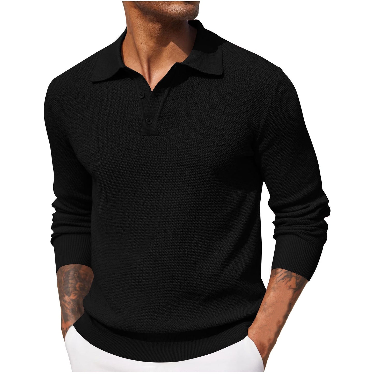 Harrison - Bequemes Langarmshirt für Herren