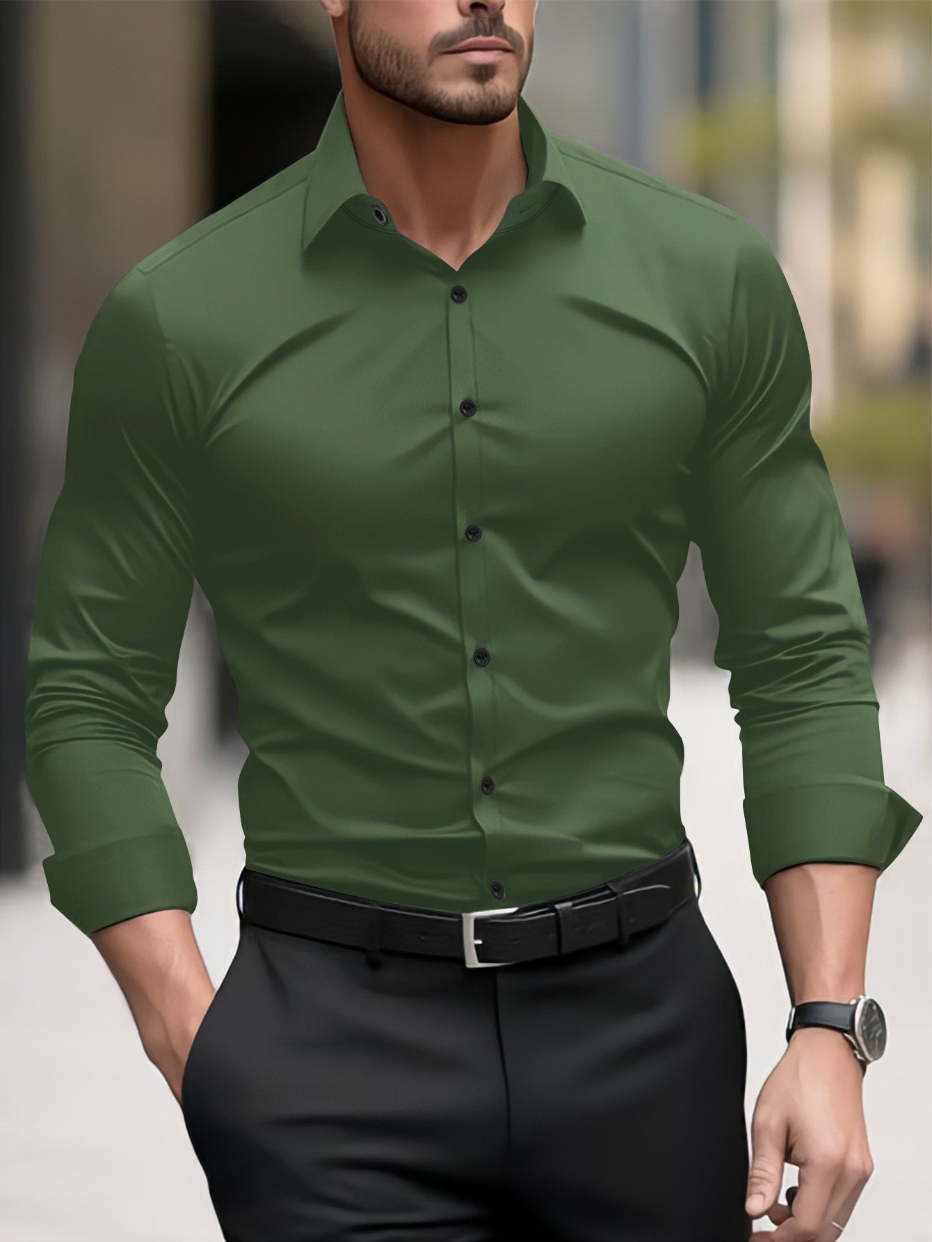Thomas - Herren-Shirt für die Freizeit mit Kragen