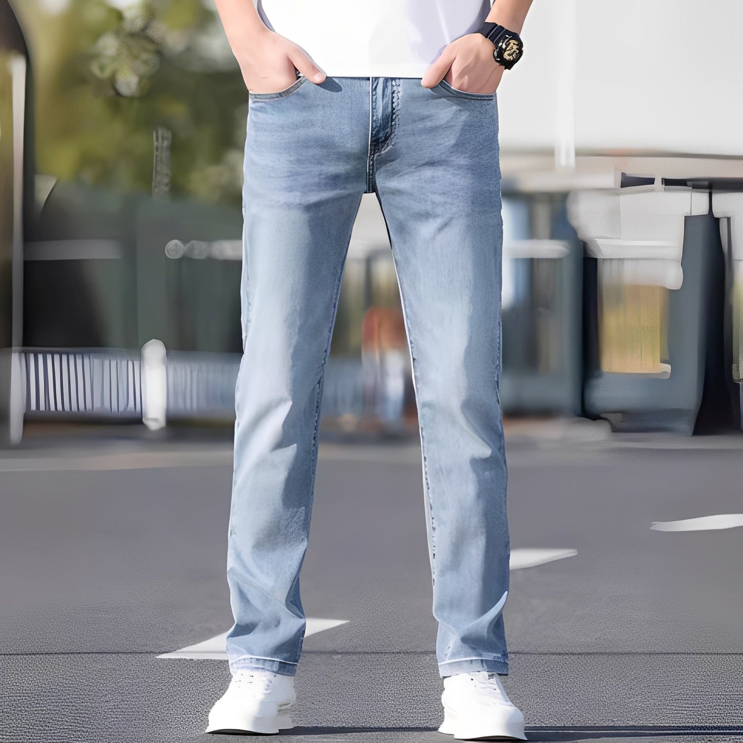 Winfred - Trendige Stretch-Skinny-Jeans für Herren