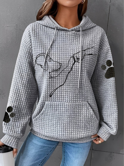 Berenice - Bedrucktes Damen-Hoodie für Gemütlichkeit