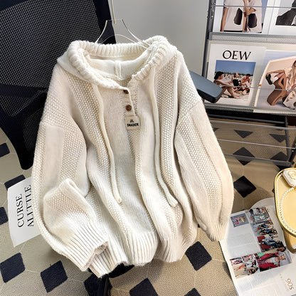 Haylee - Bequemer Damen-Pullover mit Knöpfen