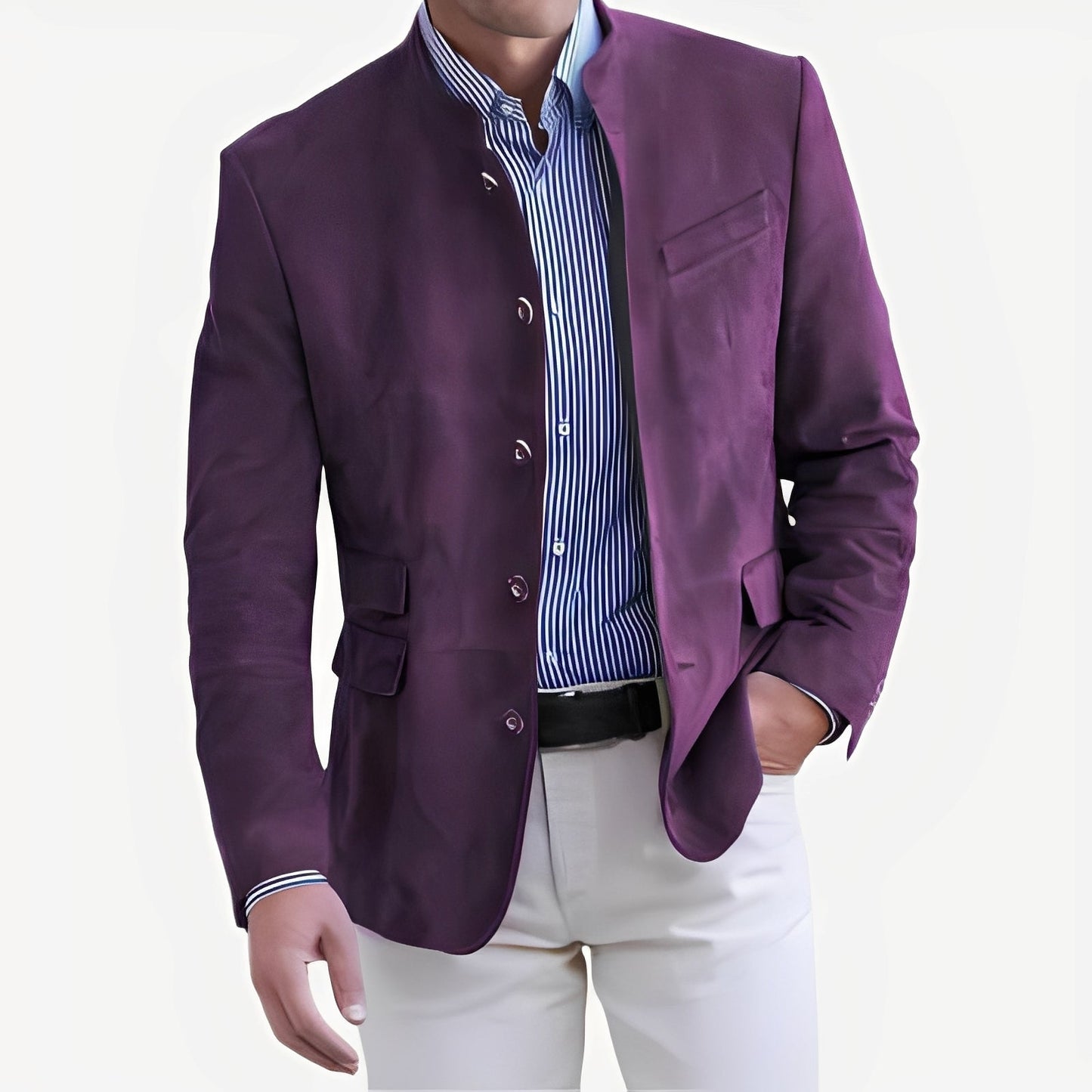 Brenden - Klassische Herrenjacke mit Knöpfen
