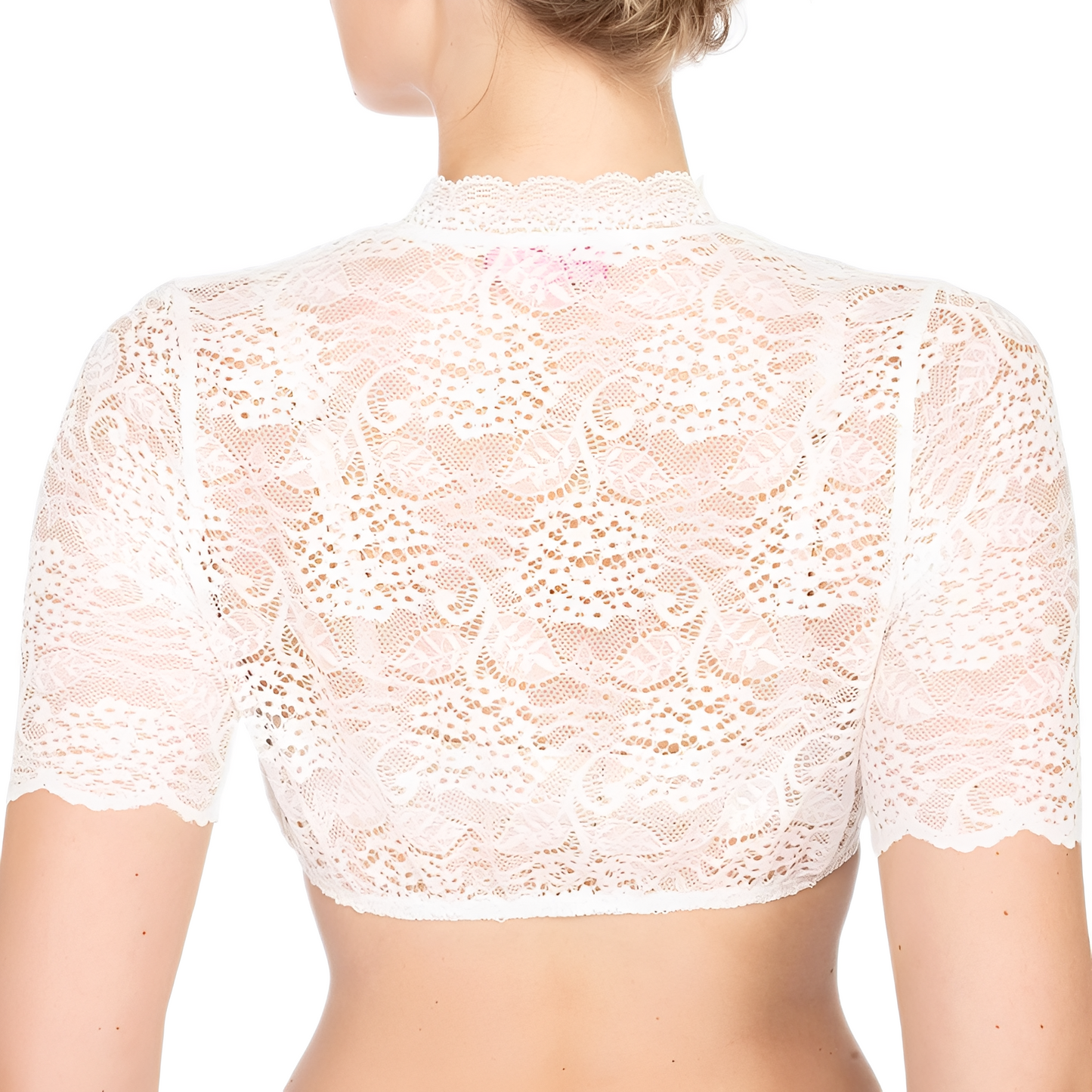 Daniella - Traditionelle Oktoberfest-Bluse mit Spitze für Damen