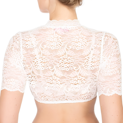 Daniella - Traditionelle Oktoberfest-Bluse mit Spitze für Damen