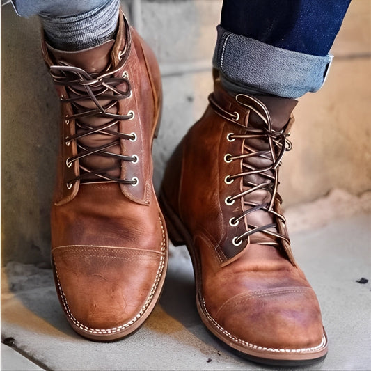 Jaydon - Klassische Lederschuhe für Herren mit runder Spitze