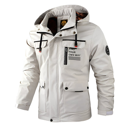 Fredrick - Wasserdichte, dicke Outdoor-Jacke für Herren